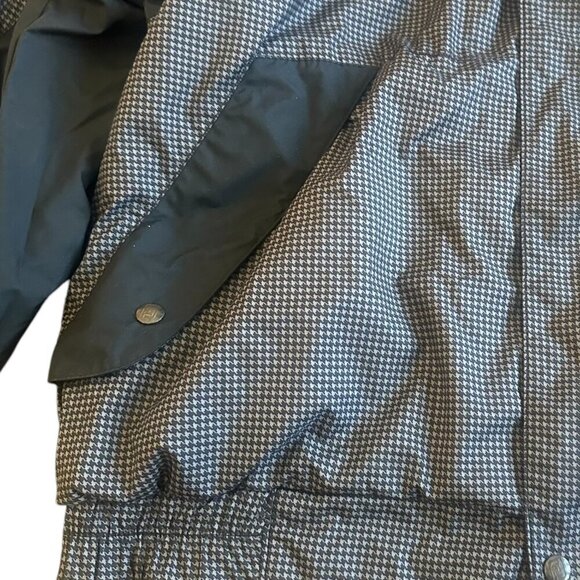 DryJoys by FootJoy Grey Black Houndstooth Windbreaker Jacket Size XL Men's - Picture 5 of 13